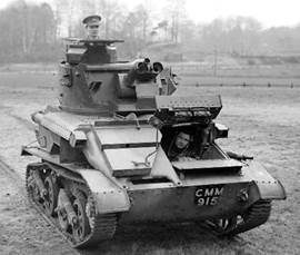 Vickers Light Tank Mk.VIa 3-го королевских гусар.