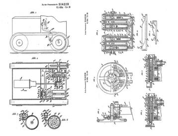 ​Иллюстрация из патента DE514219C за авторством Эриха Вольфёрта. Заявка датирована 21 июня 1929 года. Это означает, что сама идея может быть старше на пару лет. «Трактор» никого не должен смущать – на деле это схема управления и трансмиссия Kleintraktor - Альтернатива без перспектив | Военно-исторический портал Warspot.ru