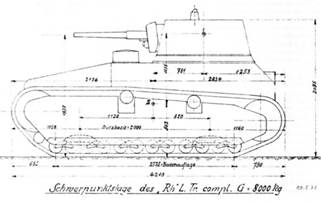 ​Заводская схема Rheinmetall Leichttraktor - Немирный трактор | Военно-исторический портал Warspot.ru