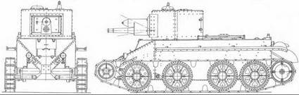 БТ-2 с опытной башней конструкции КБ ЭКУ ОГПУ